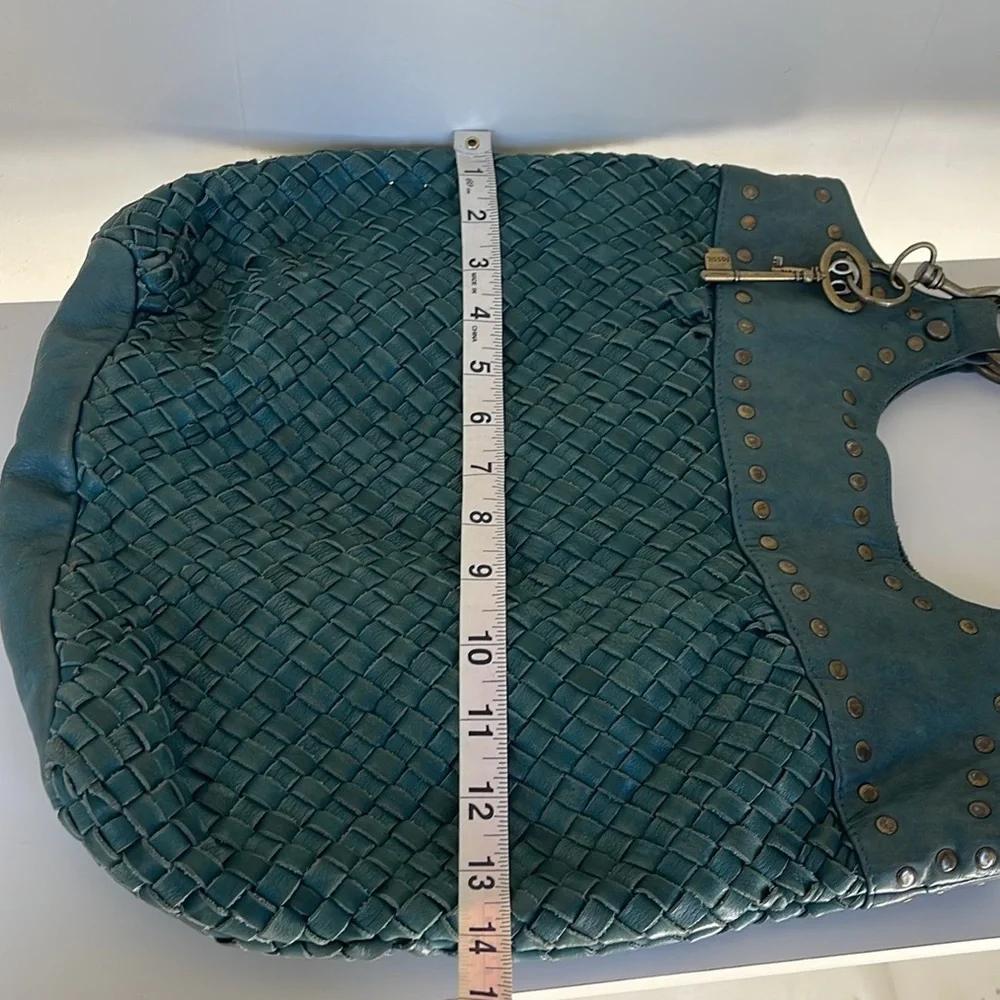 Fossil 🗝️ Vintage Woven Genuine Leather ShoulderBag